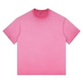 thumbnail image 4 of Men's Heavy Cotton Crew Neck Tee - Men's Vintage Washed Athletic Tees, 4 of 9