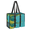 Multicolor 3, variant on Tropical Palm Tree Large Tote Bag for Women with Zipper, Coastal Ocean Waterproof Handbag Shoulder Bag for Teacher Nurse Work Shopping Travel Beach
