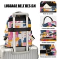 thumbnail image 3 of FORMRS Mini Backpack Purse for Women Travel Daypack Casual Shoulder Bag, Art Geometric, 3 of 7