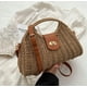 thumbnail image 3 of Bolsa cruzada de paja Molodo con asa superior de rattan para mujer, 3 of 7