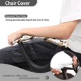 thumbnail image 4 of HELLHERO Cow Print Office Chair Armrest Covers Set of 2, Stretchable Armrest Slipcovers Office Chair, Removable Chairs Arm Rest Slipcovers Cover Pads, 4 of 7