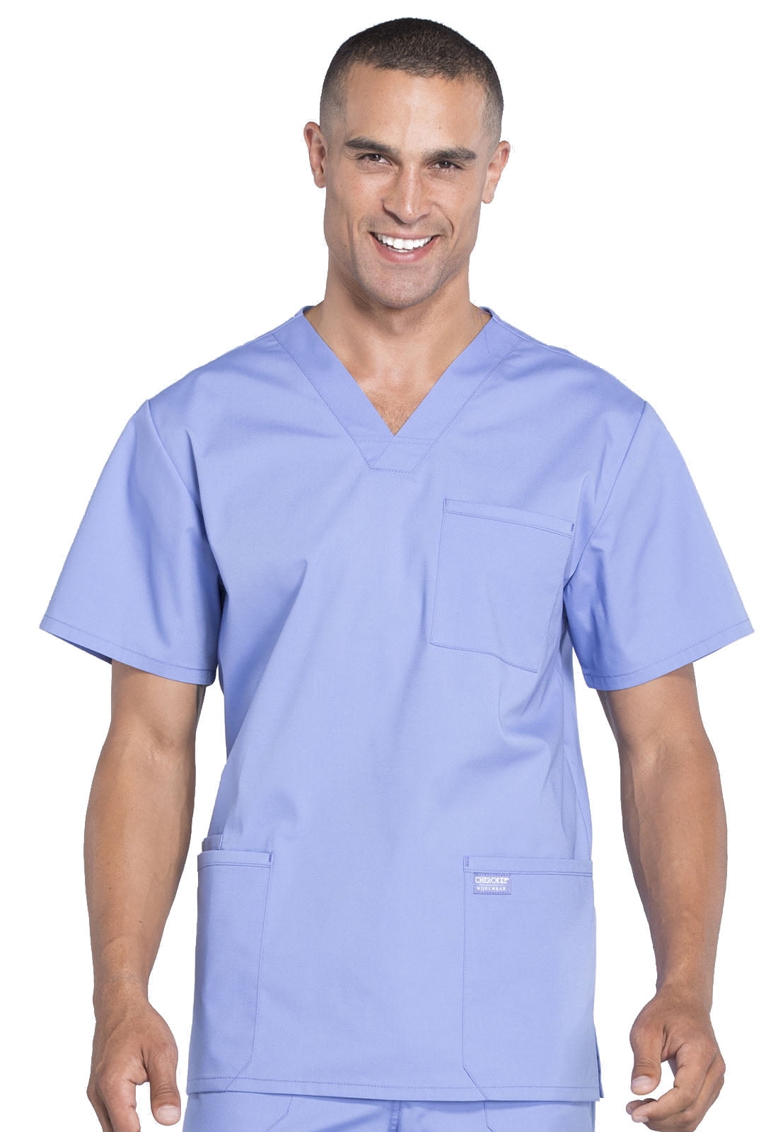 Download Cherokee - Cherokee Workwear Professionals Scrubs Top for Men V-Neck Plus Size WW695T, 5XL Tall ...
