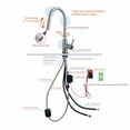 thumbnail image 4 of Kitchen Faucet Sink with Pull Out Sprayer Touch Sensor Brushed Nickel Tap for Bathroom Kitchen Sink, 4 of 11