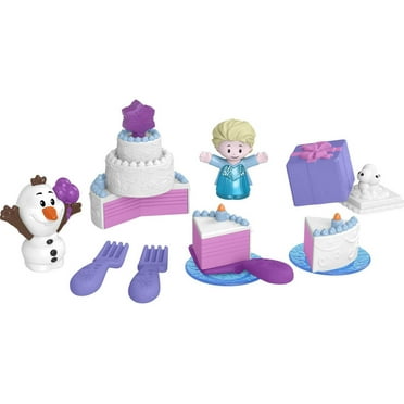 Disney Frozen Elsa & Olaf’s Party Little People Toddler Playset with Figures, 12 Pieces