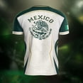 thumbnail image 4 of DXSCSE Mexico Soccer Jersey - 2026 Mexico Jersey Shirt for Soccer Game Fans Army Green S, 4 of 13