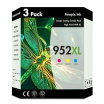 952XL Ink Cartridges Compatible for HP 952XL 952 Printer Ink Combo Pack for OfficeJet Pro 8710 7740 8720 8210 8715 8702 7720 8730 8740 8216 8725 8700 (3 Pack, 1C, 1M, 1Y)