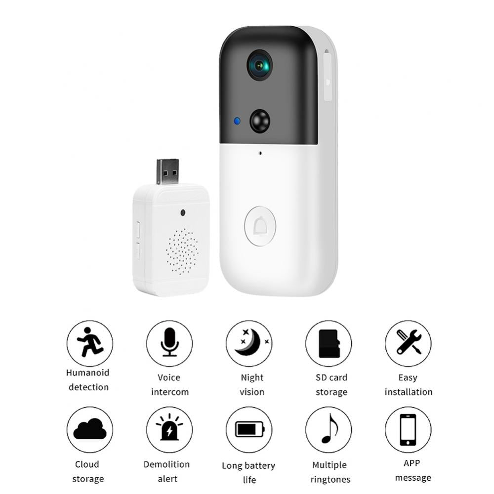 Wireless Door Bell WiFi Long Range Doorbell Waterproof Transmitter+Receiver ❤ 