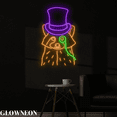 thumbnail image 4 of Glownneon Raccoon Gentleman Wall Led Art, Raccoon Lover Bedroom Decor, 4 of 5