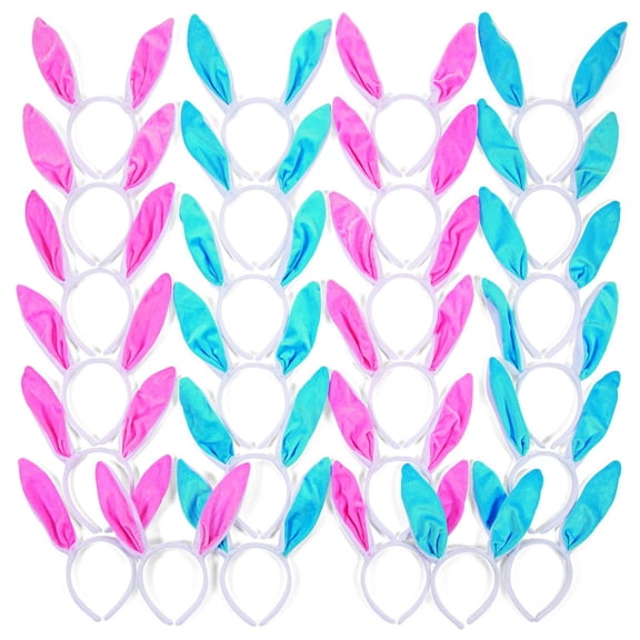 Fun Express Bunny Ears Party Hats Easter Multicolor 50 Count