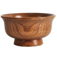thumbnail image 5 of WHAMVOX 1pc Wooden Bowl Baby Wood Soup Bowl Household Wooden Bowel for Daily Use, 5 of 8