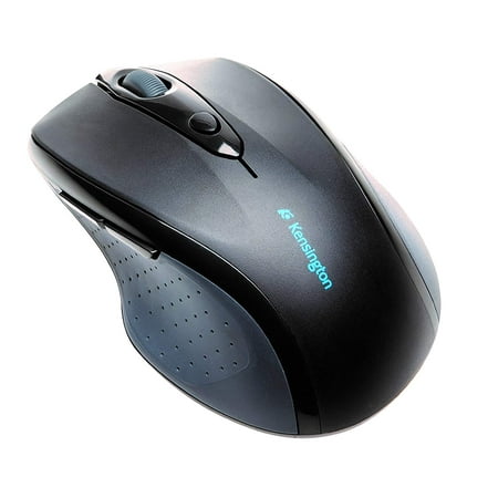Pro Fit Full-Size Wireless Mouse (K72370US), Ergonomic, right-handed shape with soft rubber grip By