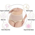 thumbnail image 3 of Faja de embarazo con soporte lumbar y cintura para embarazadas (color piel) para 95 - 140 kg, 3 of 5