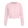 thumbnail image 4 of idosla Cropped Cardigan Bolero Shrug for Women, Button Down Long Sleeve Knit Sweater for Dresses,for Jeans (Pink, M), 4 of 6