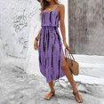 thumbnail image 5 of Ruimatai Women's Casual Sleeveless Dress Printed Side Slit Backless Summer Beach Party Mini Dress Lightweight Comfortable Polyester, 5 of 9