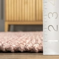 thumbnail image 3 of nuLOOM Daniela Farmhouse Chunky Jute Area Rug, 7' 6" x 9' 6", Baby Pink, 3 of 9