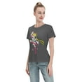 thumbnail image 4 of Women's Basic Short Sleeve T-Shirt Sailor Moon Moon Hare, 4 of 6