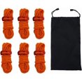thumbnail image 1 of czcpp-Acenilen 6 Pack Reflective Guyline Tent Rope with Aluminum Adjuster, Tent Kit for Camping Tent & Hiking Accessories - 4mm Thick and 4 Metre Length, 1 of 4