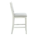 thumbnail image 6 of Powell Drew 25" Counter Stool, Set of 2, White/Gray, 6 of 10