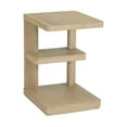 thumbnail image 2 of Clove Tan Chairside Table: Stylish Solid Wood End Table for Living Room, Bedroom, or Office, 2 of 6