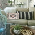 thumbnail image 6 of Set of 2 Boho Style Throw Pillow Cover Ethnic Design Pattern Linen Persian Carpet Tribal Pattern Throw Pillow Case Cushion Cover Home Office Decorative Square 12x20 inch, 6 of 6