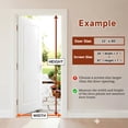 thumbnail image 5 of AuraLane Magnetic Screen Door Fit Door 32"x80",Heavy Duty Hands Free Mesh Curtain Keeps Bugs Out for Pet and Kid Friendly,White, 5 of 9