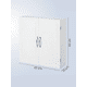 thumbnail image 3 of VASAGLE Muebles de Baño, Armario de Pared, 60 x 18 x 60 cm, Armario de Almacenamiento de 2 Puertas, con 2 Estantes Ajustables, Estilo Nórdico Escandinavo, Blanco Mate, 3 of 10