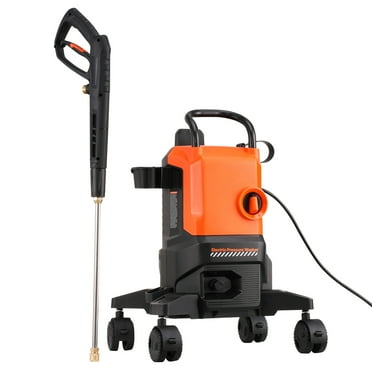 KFFKFF Electric Pressure Washer, 2700 PSI and 1.8 GPM, Powerful Cleaning Machine with 4 Quick-Connect Nozzles and Foam Cannon, Suitable for Cars, Fences, Driveways, Patios, and Home Cleaning