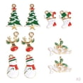 thumbnail image 1 of 2x 20x Navidad Mezclado Chapado en Oro Colgante Joyería Artesanía Resultados, 1 of 9