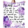 thumbnail image 1 of LHSHID Best Gifts for Grandma Blanket from Grandchildren Super Soft Flannel Blankets for Birthday/Mothers Day 60x80in, 1 of 6