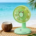 thumbnail image 1 of Rechargeable Desktop with Round Base, Portable Quiet USB Table for Home Office Camping and Outdoor Use, 1 of 6