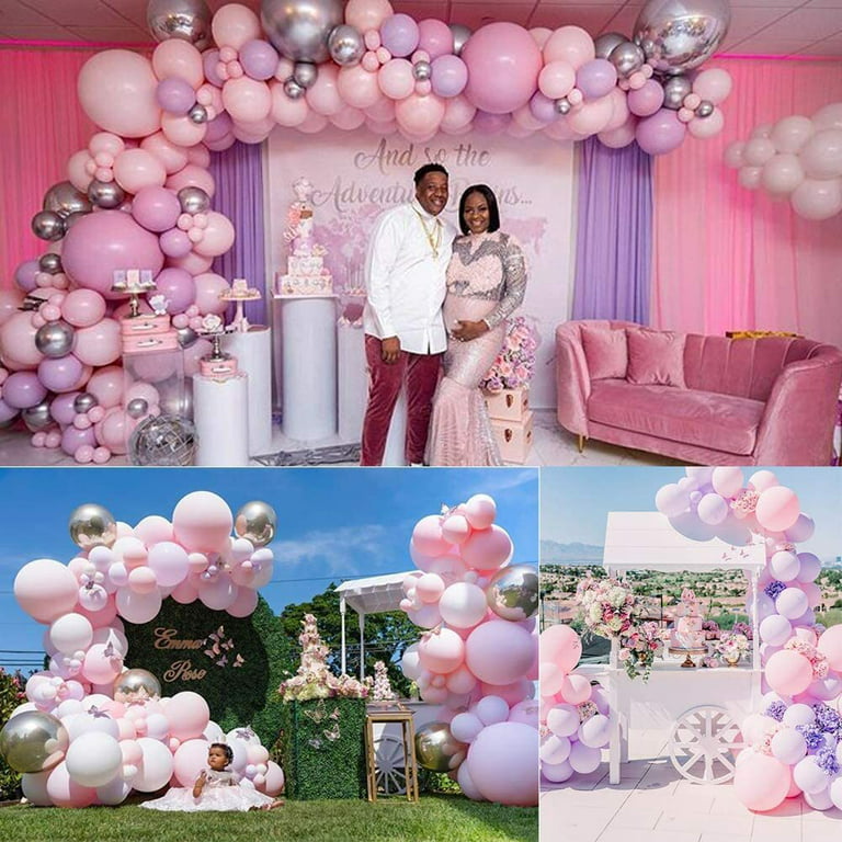 Hot Pink Balloons Garland Macaron Light Pink Magenta Birthday Balloons Baby  Shower Wedding Bride Bachelorette Party Decorations - AliExpress