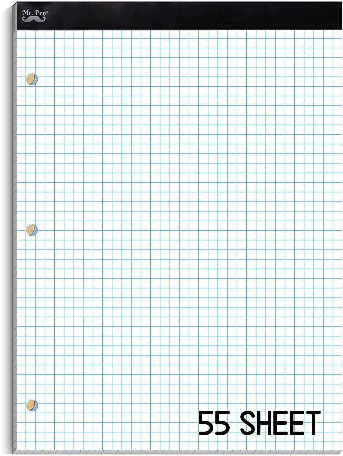 norcom filler paper graph ruled 5 x 5 80 pages 8 x 10 5 78550 walmart com