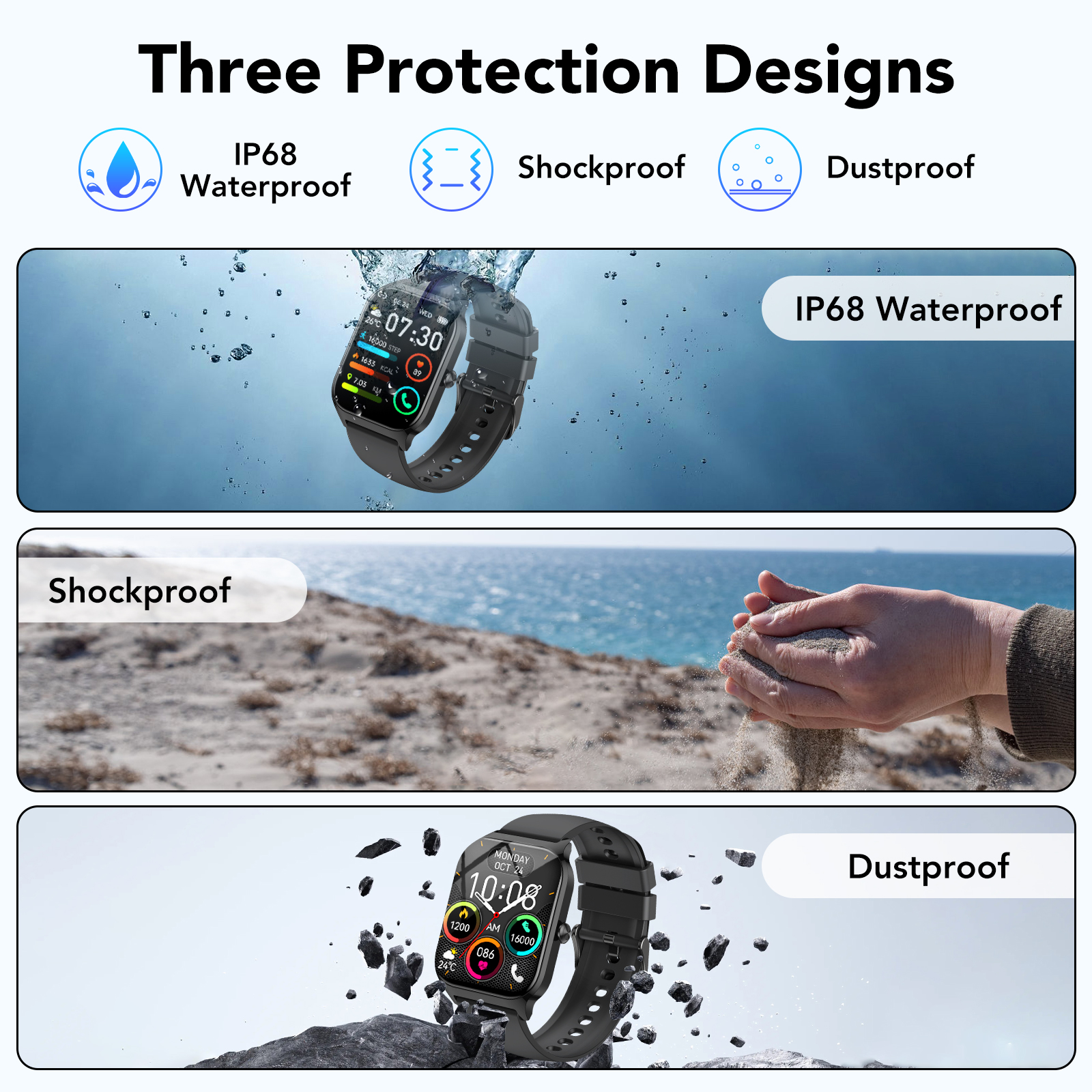 IKT Smartwatch 1.85 Inch with Call Function & 112 Sport Modes photo 7