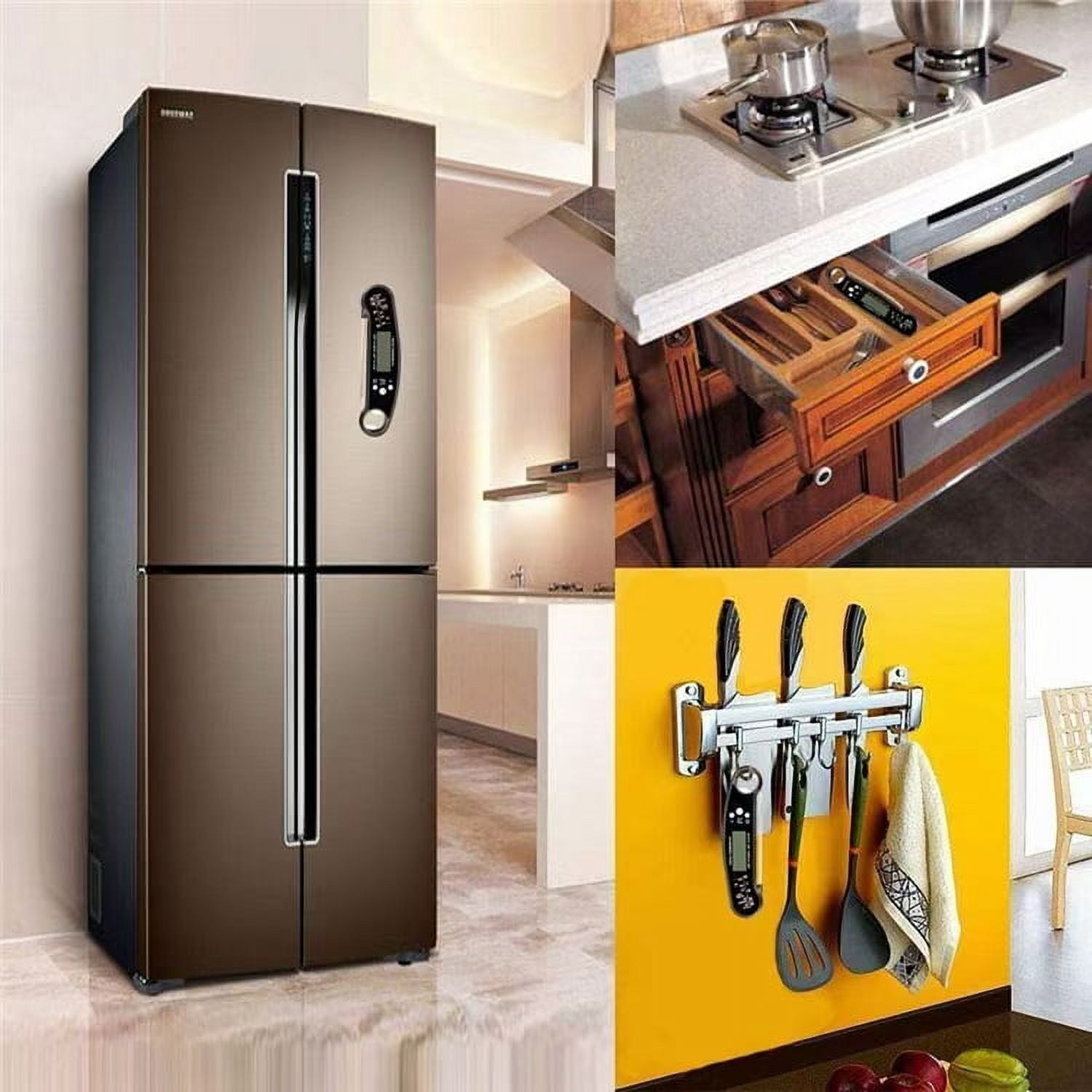 Digital Folding Food High Precision Kitchen Grill Probe Electronic Water Temperature Thermometer Meat Thermometer