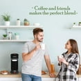 thumbnail image 5 of Mixpresso 2 in 1 Single Serve Coffee Machine Mini Coffee Maker Compact K Cup Compatible, Black 14 Oz, 5 of 7