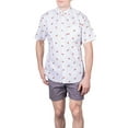 thumbnail image 5 of Visive Mens Big And Tall Short Sleeve Button Shirt, Printed Pizza Shirts, 5 of 8