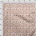 thumbnail image 3 of oneOone Velvet Brown Fabric Cactus Fabric For Sewing Printed Craft Fabric By The Yard 58 Inch Wide, 3 of 5