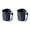 Blue*2, variant on Coffee Mugs 1pcs,3.15x3.62in Unbreakable Plastic Cups With Handle,White,Dishwasher Safe