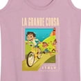 thumbnail image 3 of Luca - La Grande Corsa Postcard - Women's Racerback Tank Top, 3 of 5