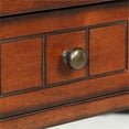 thumbnail image 3 of Pemberly Row End Table Nightstand Bedside Square in Wood - Mahogany, 3 of 7