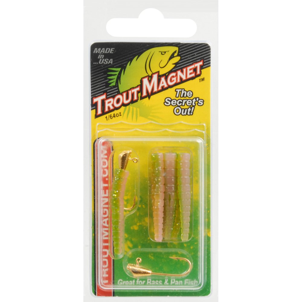 Leland Lure 13024 Fishing Soft Plastic Trout Mgt Limeade 9Pc Walmart