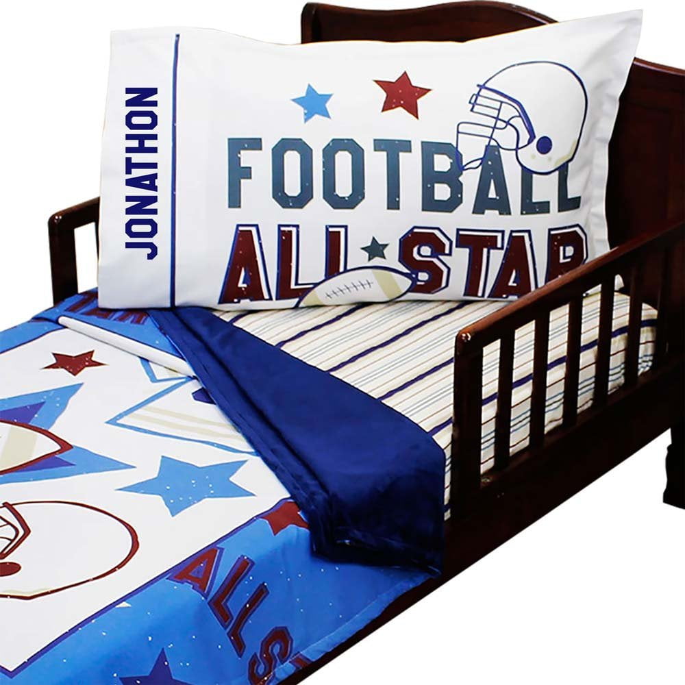 Custom Name Football Bedding Personalized Sports Bedding Set Duvet Covers Personalized Football Bedding Sets