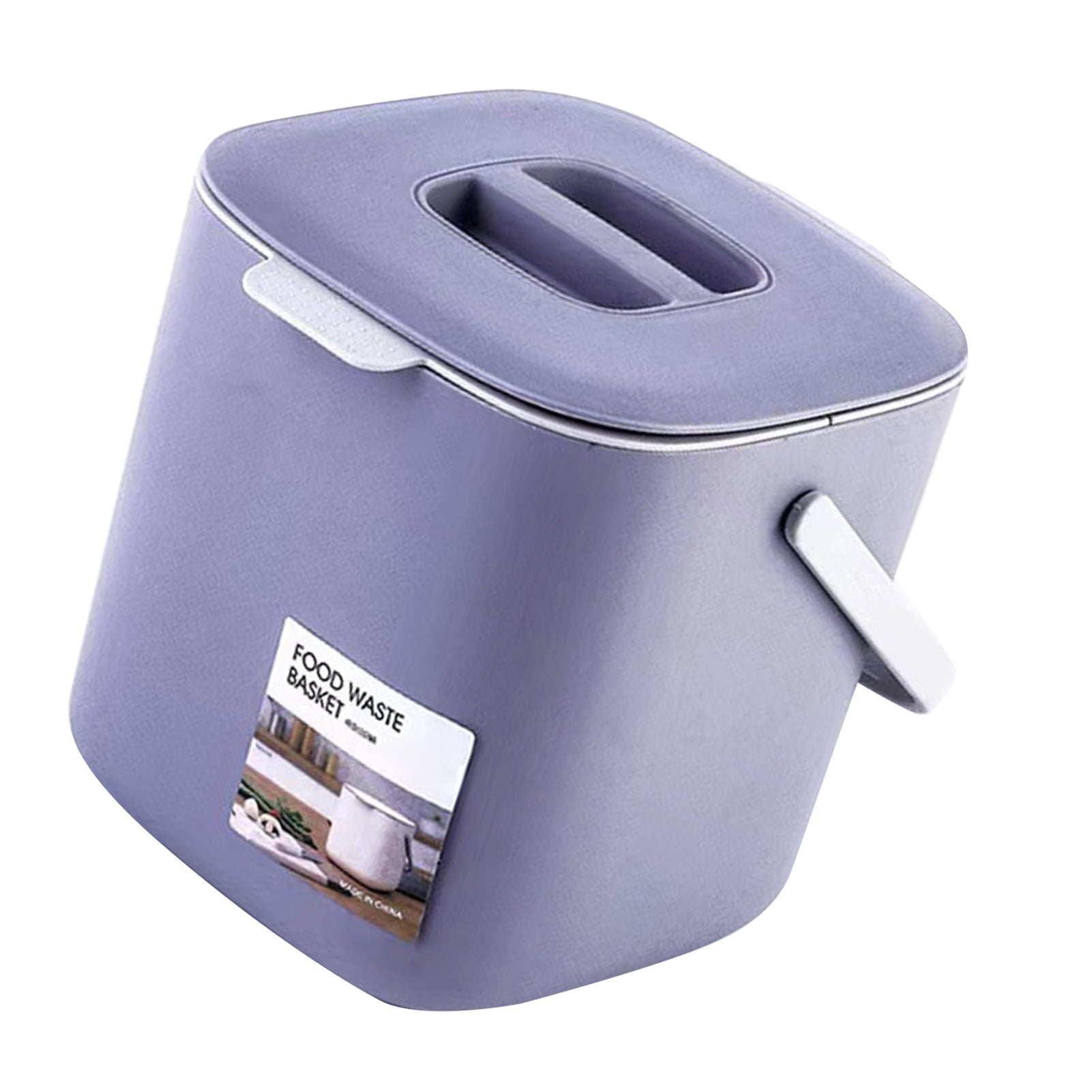 Mini Bote De Basura Con Tapa, Bonito Cubo De Basura De Escri | Meses