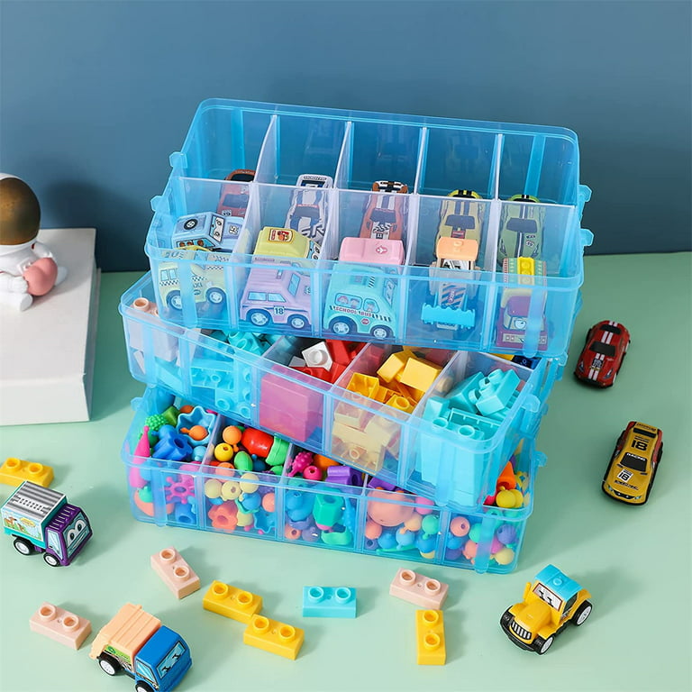Stackable Storage Box Building Block Waterproof Plastic Box Kids Toy  Container Case for Lego Organizer Large Capacity Boxes