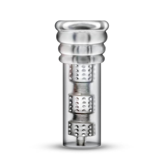 Eden 6 Inch All In Clear Textured Stroker, Clear