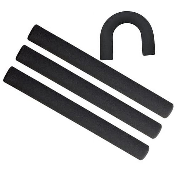 Replacement Cushion Grip Foam Tubing 12 Inches for Handle Grip Support for Canes and Pipes (Pack of 4)