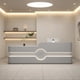 thumbnail image 3 of Front Bar Counter Reception Desk Podium Cashier Hospital Study Reception Desks Beauty Salon Modern Bureau Meuble Bar Furniture My Lux Decor Round, 3 of 14
