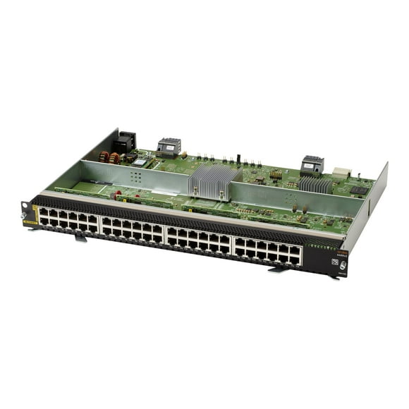 HPE Aruba 6400 48-port 1GbE Class 4 PoE v2 Module - Switch - L3 - 48 x 10/100/1000 (PoE) - rack-mountable - PoE - for P/N: R0X27C, R0X38C, R0X39C, R0X40C, R0X41C, R0X42C, R0X43C