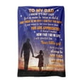thumbnail image 2 of Hxoliqit Grateful Love Birthday Gift Throws Blankets Happy Father's Day Present For Sofa Super Cozy Lightweight Father Gifts Idea Warmer Mat Home Textiles Daily Supplies Home Decoration, 2 of 7