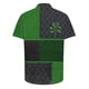 thumbnail image 3 of Blusa y camisa de manga corta con cuello vuelto para hombre, blusa de moda para el Día de San Patricio con estampado de manga corta y solapa., 3 of 4
